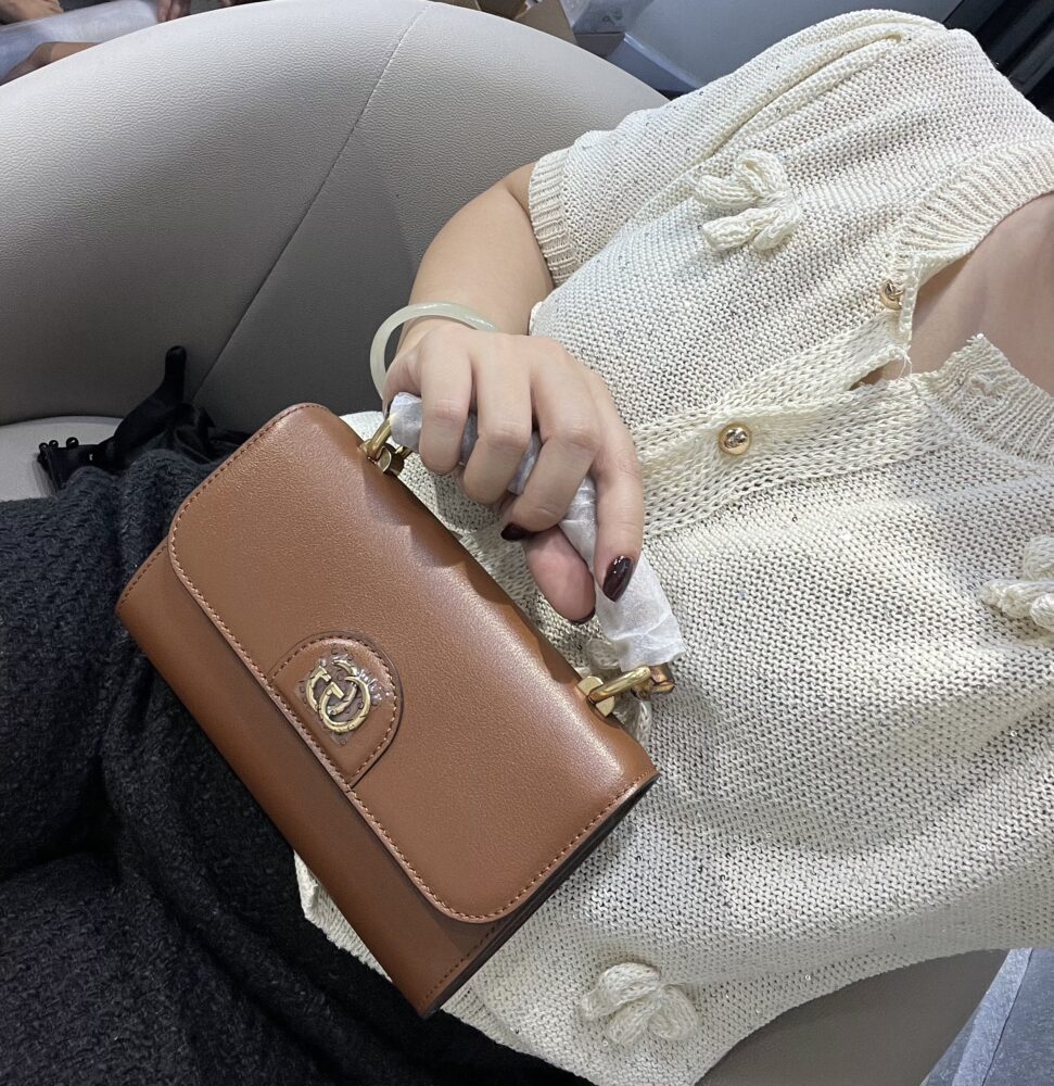 Có sẵn Gucci Diana Clutch 19cm - Hình ảnh 2