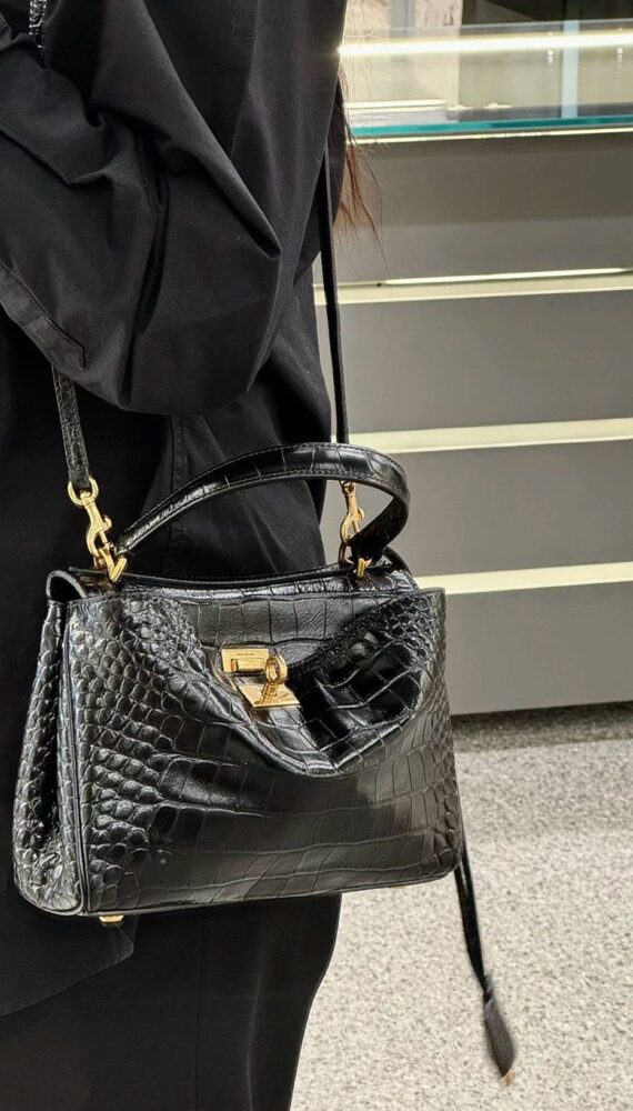 Balenciaga Rodeo giả vân cá sấu 8895