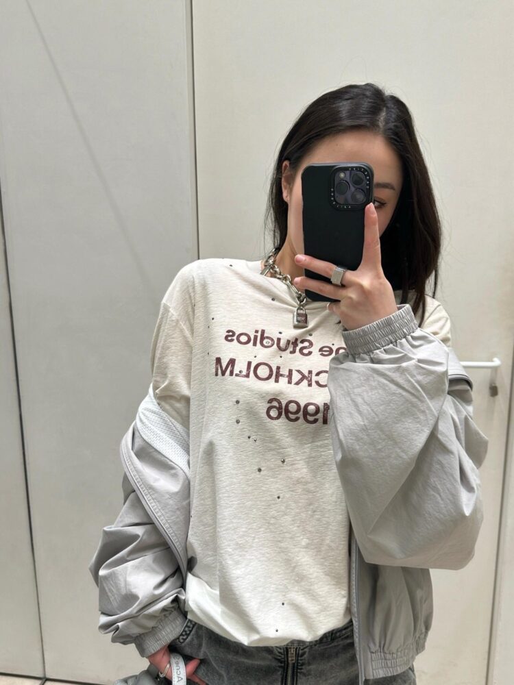 Áo A.cne Unisex  sml DD🇨🇳FTR - Hình ảnh 9