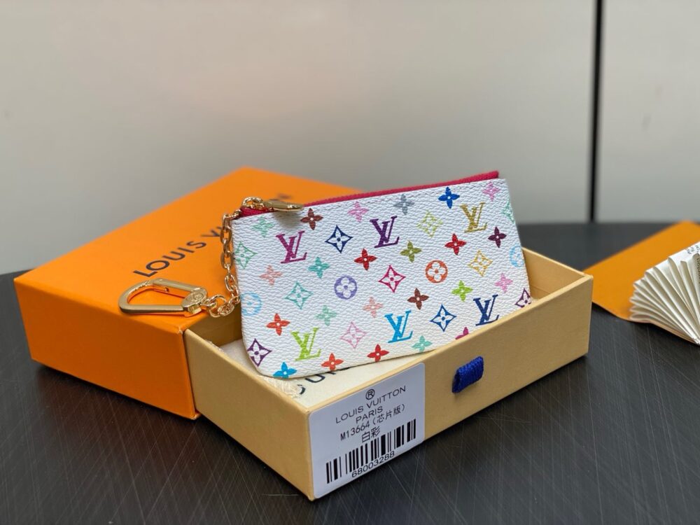 Ví vuông L• V x TM Multicolor Pochette M13664 12x7x1.5cm