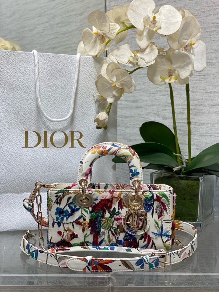 Túi D• ior Djoy 22cm thêu thủ công