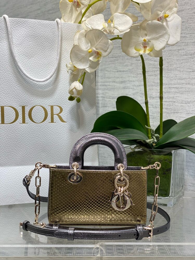 Túi D• ior Djoy python da trăn 16.5cm