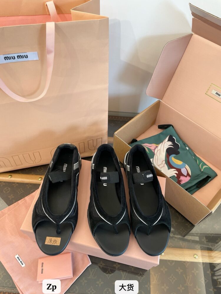 Dép xỏ ngón M• iuMiu 5012390 35/40 Vip