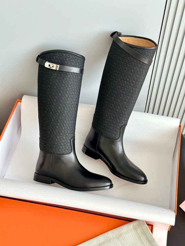 Boots cổ cao H• ermes 40383530 35/40