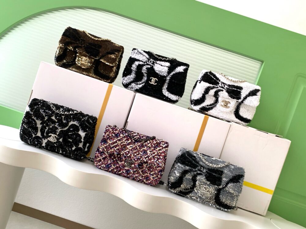 Túi C• hanel Sequins As4561 21x14x8cm