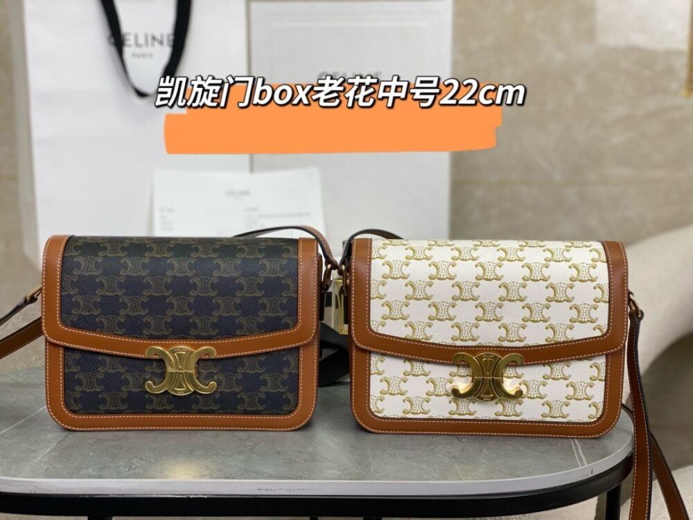 Túi C• eline Triomphe Box 22.5x16.5x7.5cm