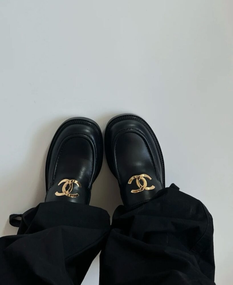 Giày loafer v i p C• hanel 31083100 35/40