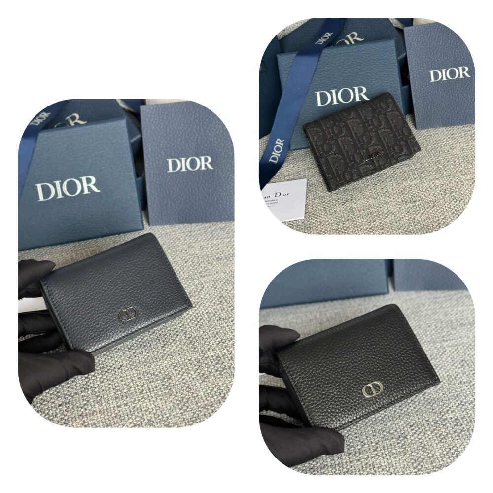 Ví D• ior cardholder 10x6.8x1.2cm