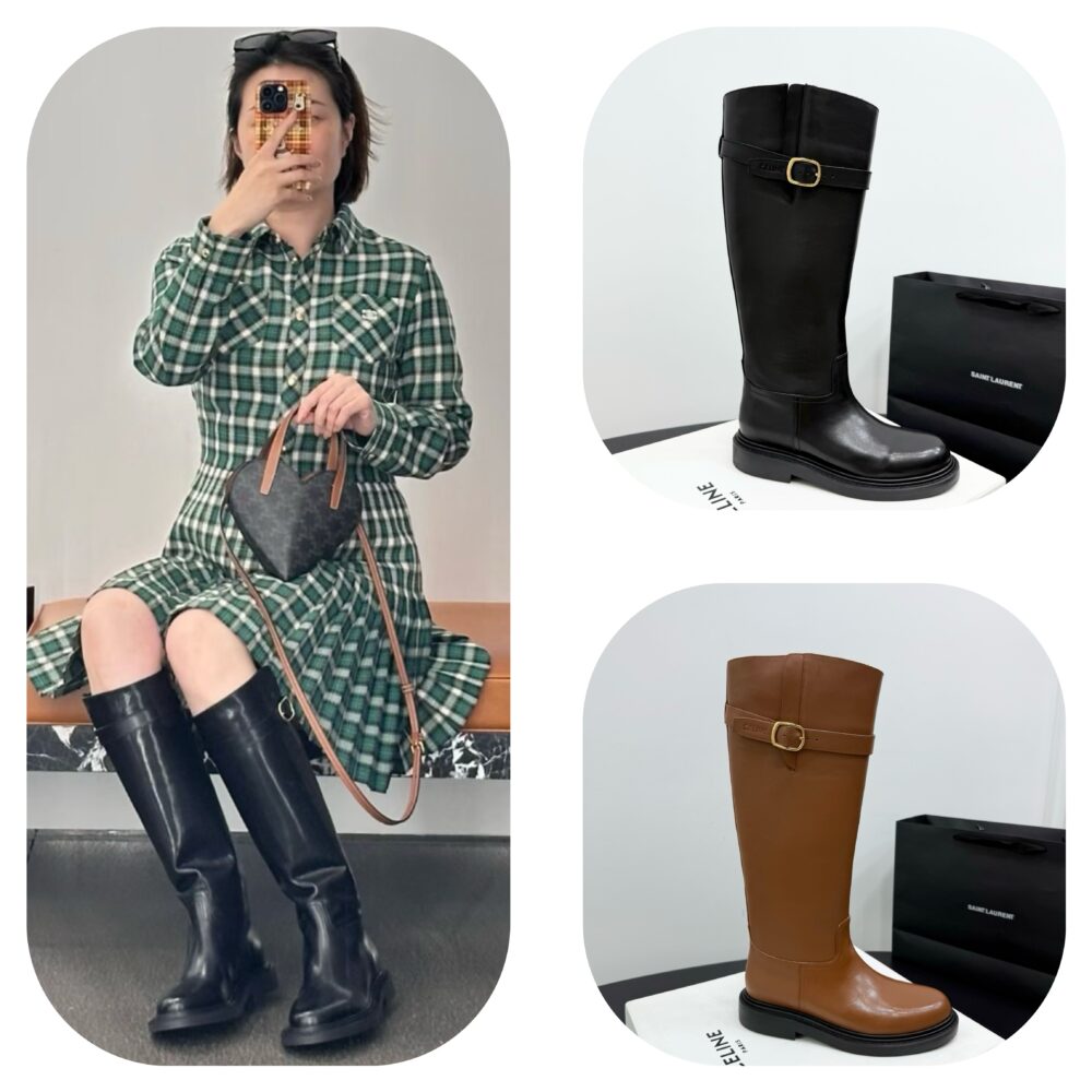 Boots cổ cao C• eline 40313280 35/41