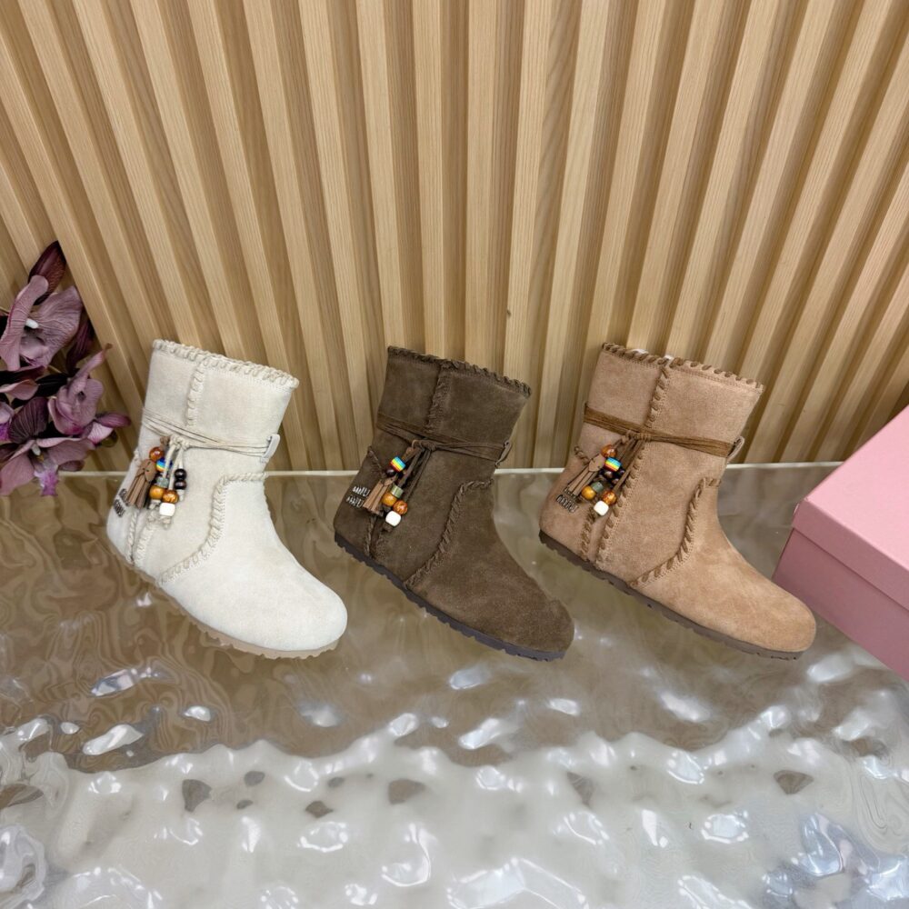 Boots cổ ngắn M• iuMiu 10312260 35/41