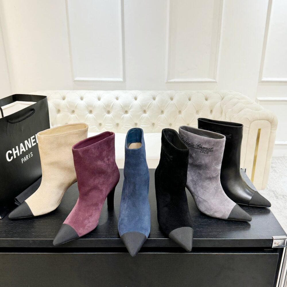 Boots cổ thấp C• hanel 10312540 35/41 H8.5