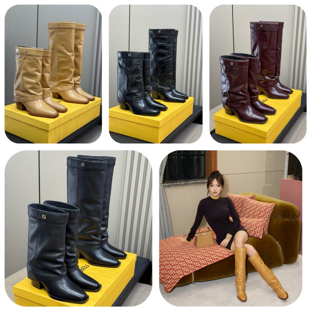 Boots cổ cao F• endi 402034403100 35/41