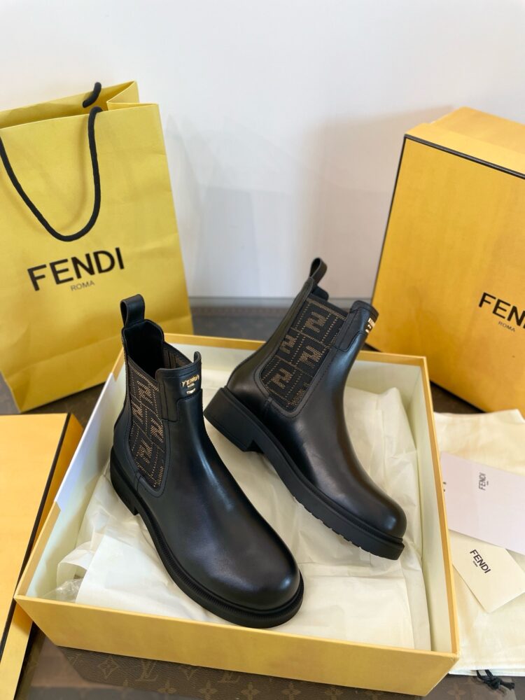 Boots cổ ngắn F• endi 40203040 35/39 H4.5