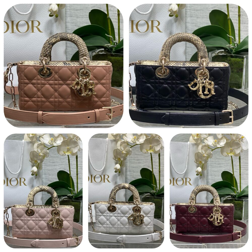 Túi D• ior Djoy 22cm cải quai da trăn