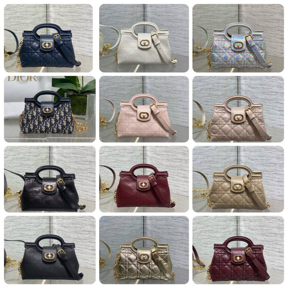 Túi D• ior Jolie Top Handle 18.5x8.5x13cm