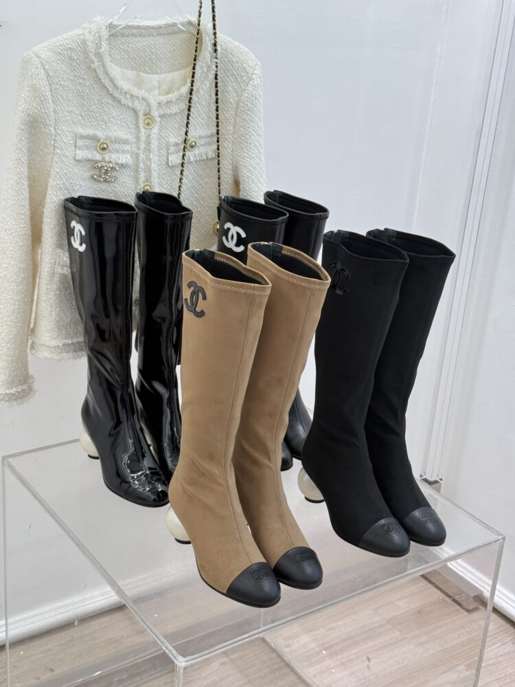 Boots cổ cao C• hanel FA2400 35/41