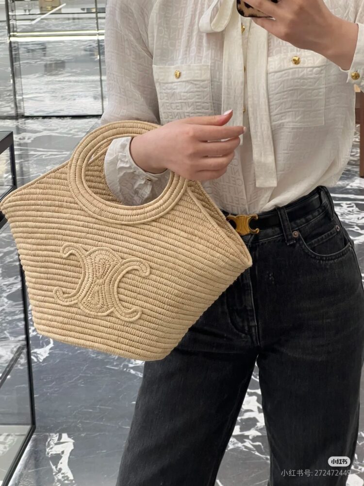 Túi C• eline Raffia 21x15x10cm