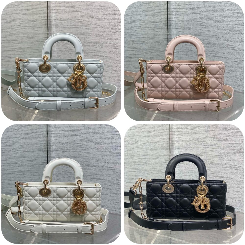 Túi D• ior DJoy 22cm charm Graphic Cannage