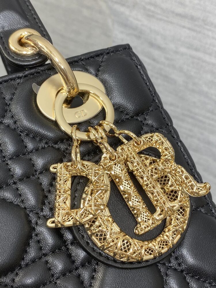 Túi D• ior My Lady charm Cannage 3D - Ảnh 6