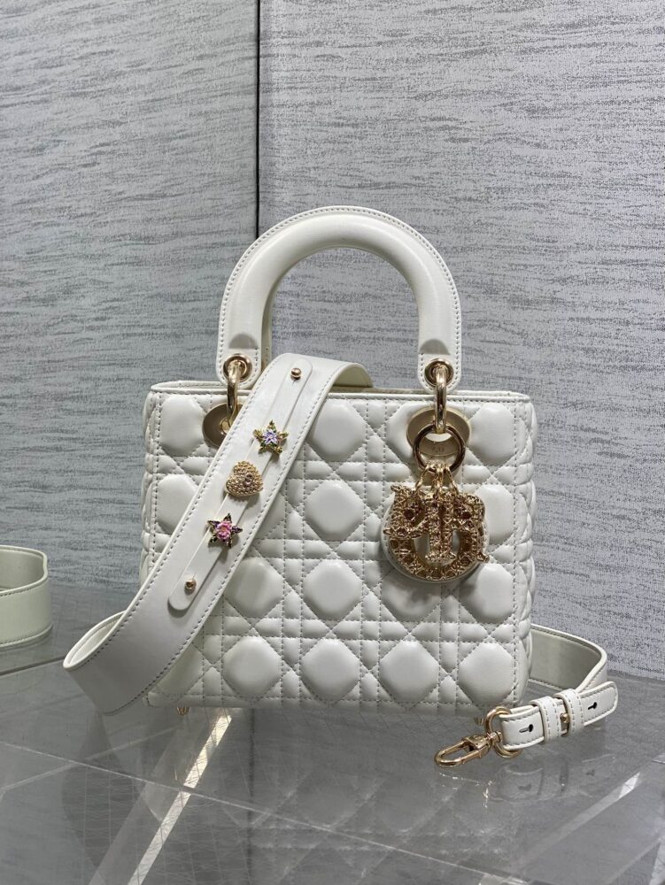 Túi D• ior My Lady charm Cannage 3D - Ảnh 2