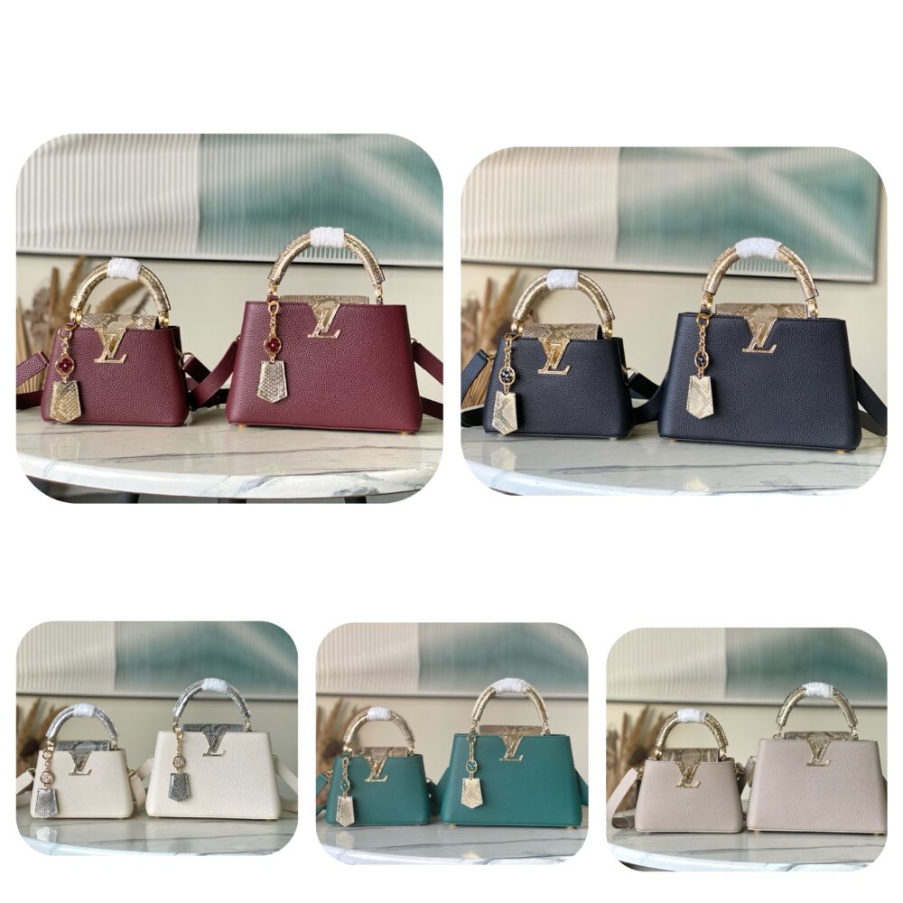 Túi L• V Capucines Python M89369 21cm /27cm