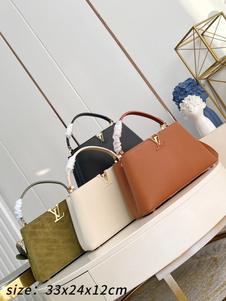 Túi L• V Capucines Souple M48865 33x24x12cm