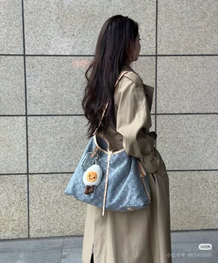 Túi L• V Carry All Denim M13289 39x30x15cm