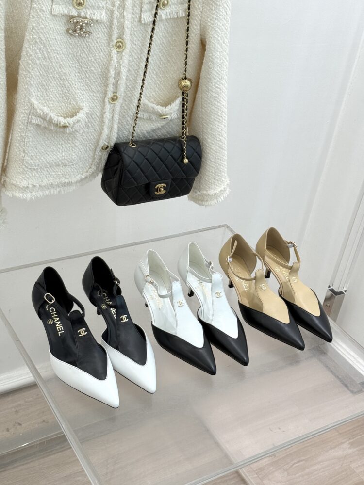 Guốc cao gót C• hanel FA2000 35/41