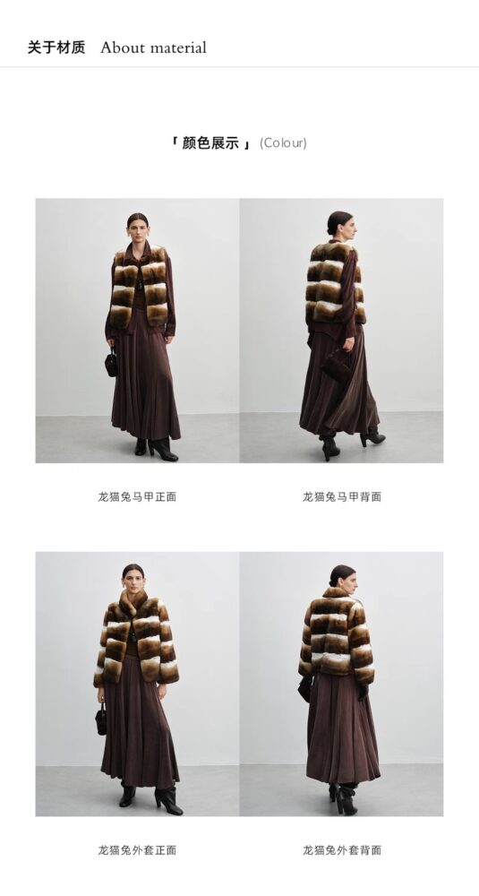 Áo khoác lông thỏ Rex - Ảnh 4