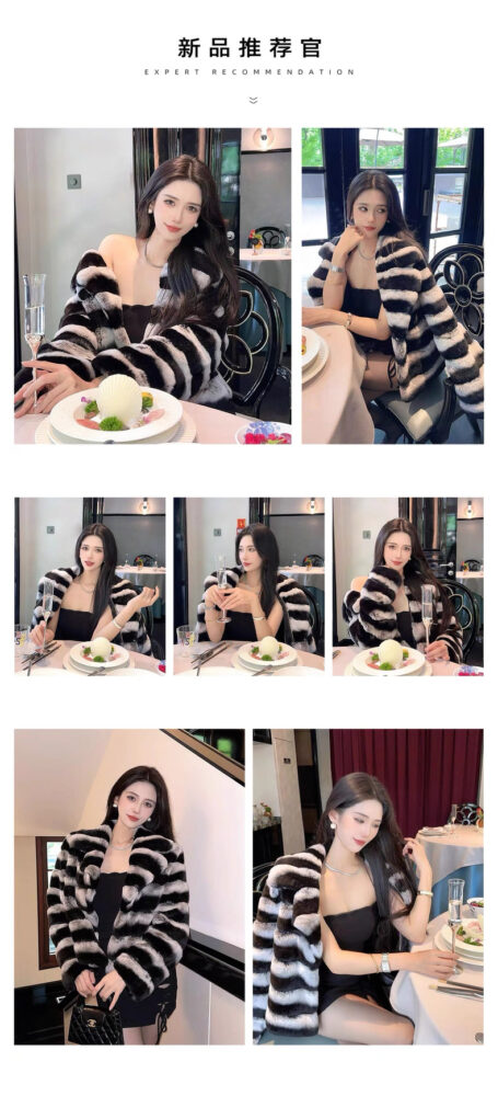 Áo khoác lông thỏ Rex - Ảnh 2