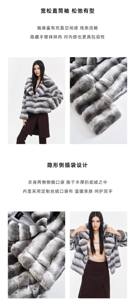 Áo khoác lông thỏ Rex - Ảnh 9