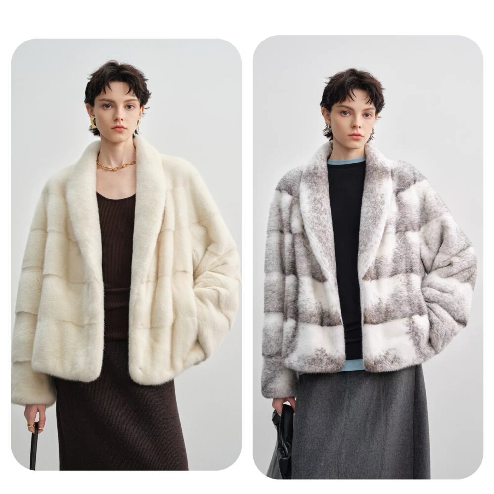 Áo khoác lông chồn