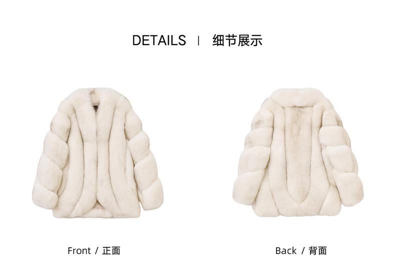 Áo khoác lông cáo - Ảnh 5