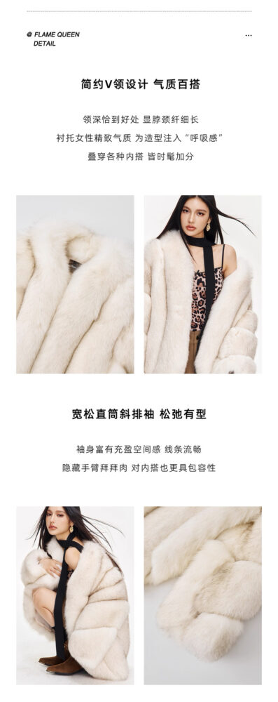 Áo khoác lông cáo - Ảnh 8