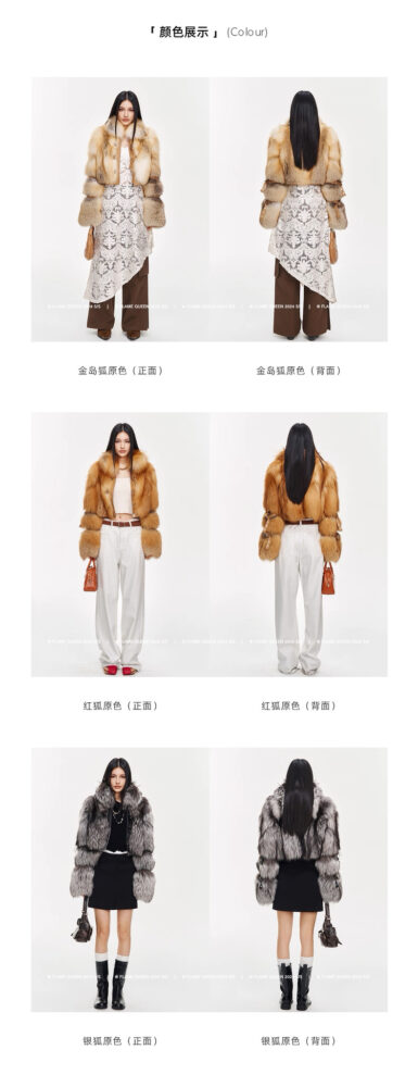 Áo khoác lông cáo - Ảnh 7