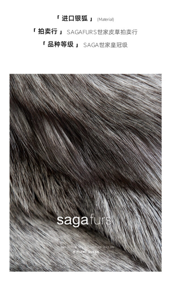 Áo khoác lông cáo - Ảnh 3