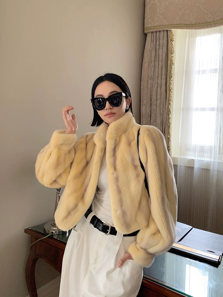 Áo khoác lông chồn