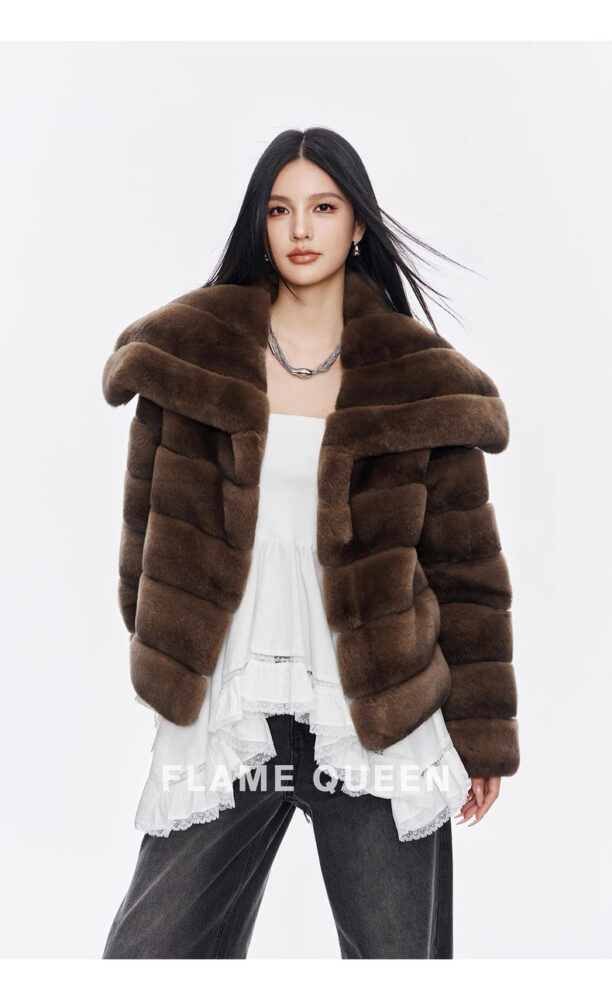 Áo khoác lông thỏ Rex