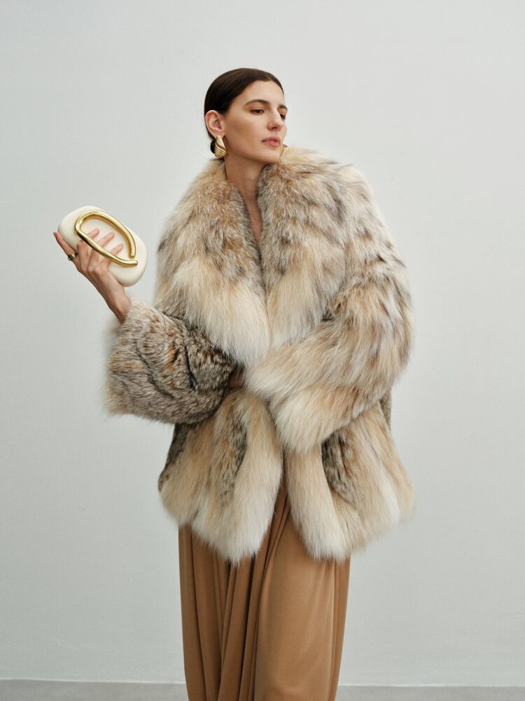 Áo khoác lông Lynx ( l i n h m i ê u )