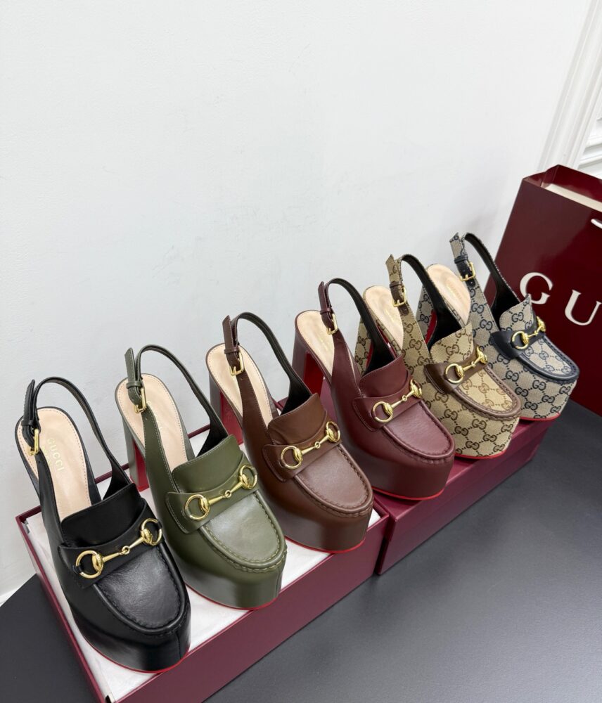 Giày sandal gót cao G• ucci 40312640 35/42 H5/14