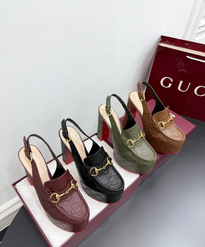 Giày sandal gót cao G• ucci 40312640 35/42 H5/14