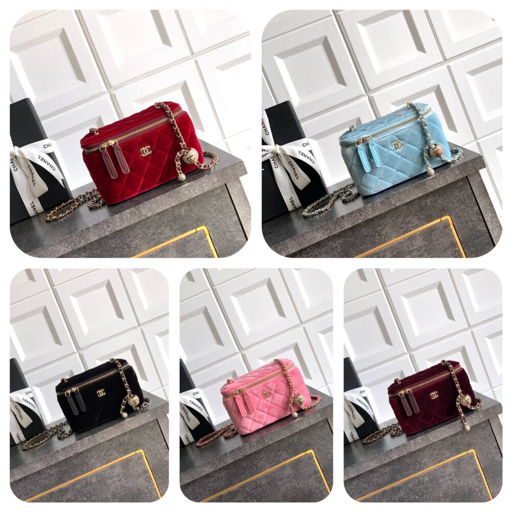 Túi C• hanel Vanity 25B 9.5x17x8cm