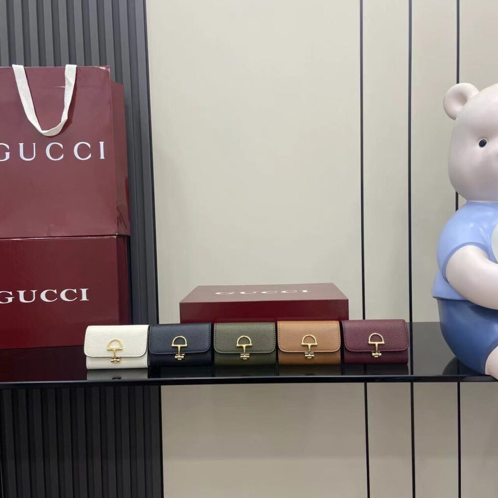 Ví vuông G• ucci Softbit 828148 10.5x7x3cm