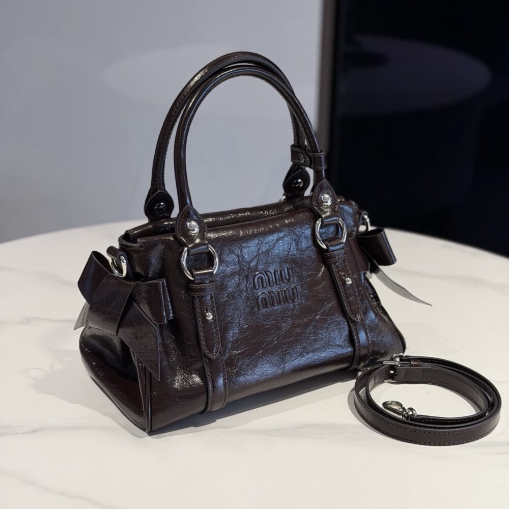 Túi M• iuMiu Ribbon 5BA327 28x15x22cm