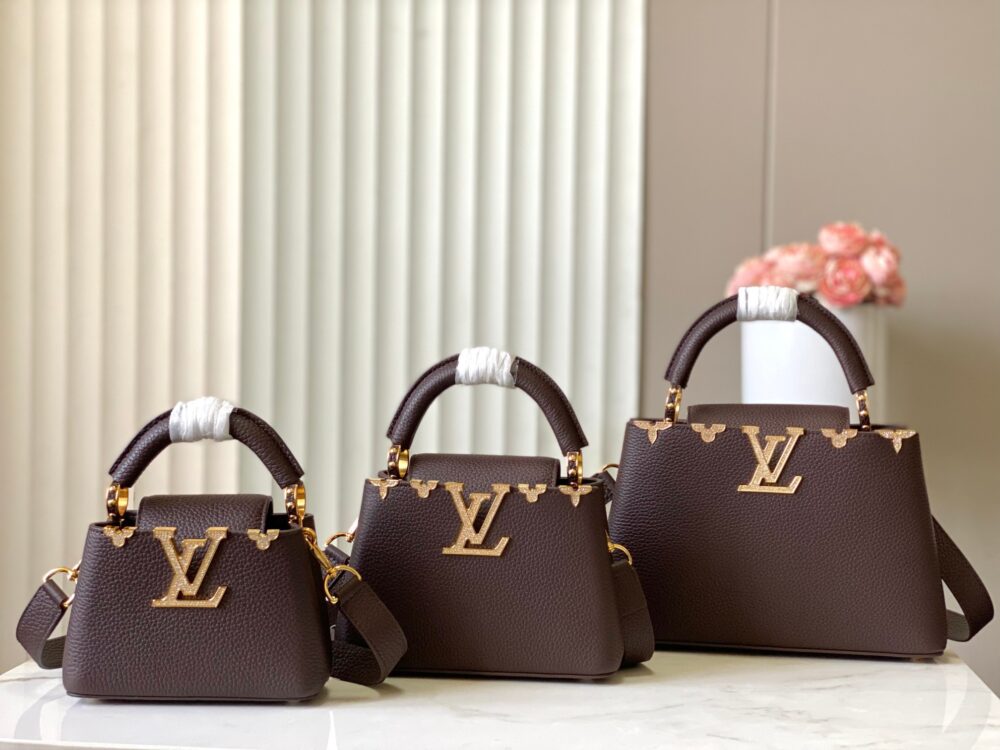 Túi L• V Capucines M24583 Flower Crown 16cm/21cm/27cm