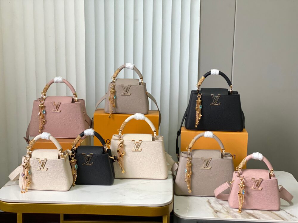 Túi L • V Capucines Fireworks M26531 21cm 27cm