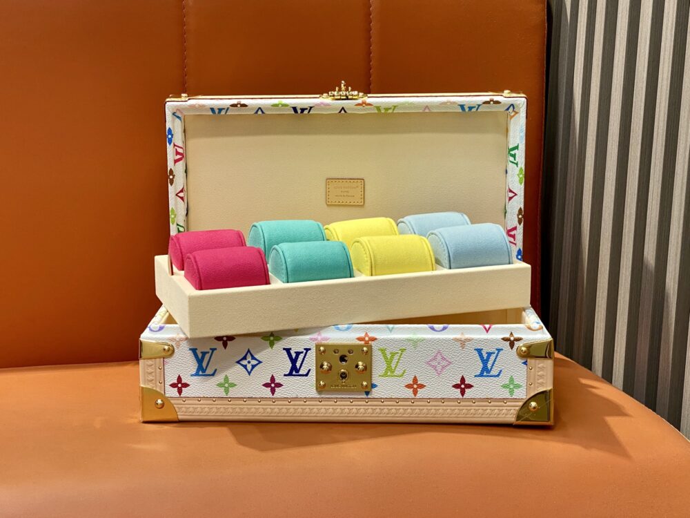 Hộp đựng đồng hồ, trang sức L• V x TM Coffret 8 Montres 35x20.5x13.5cm