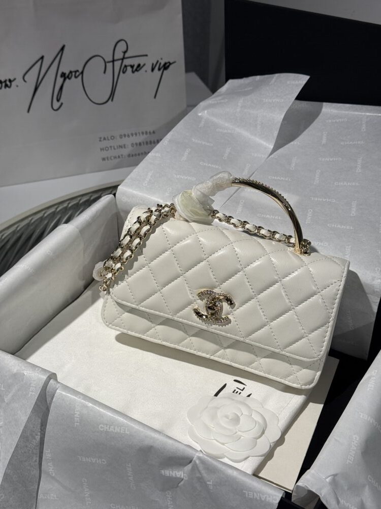 Ord trả Kh- V i p Túi C• hanel 11x18.5x6cm