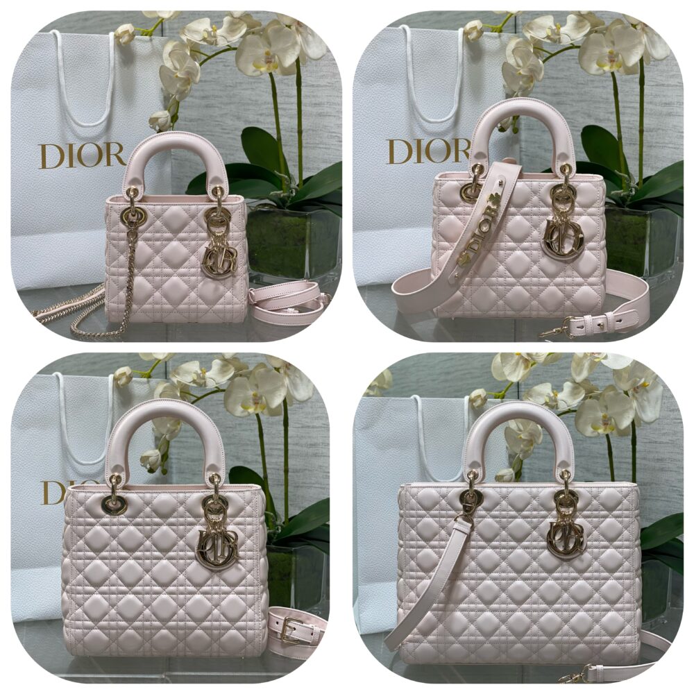 Túi D• ior lady 17cm 20cm 24cm 32cm