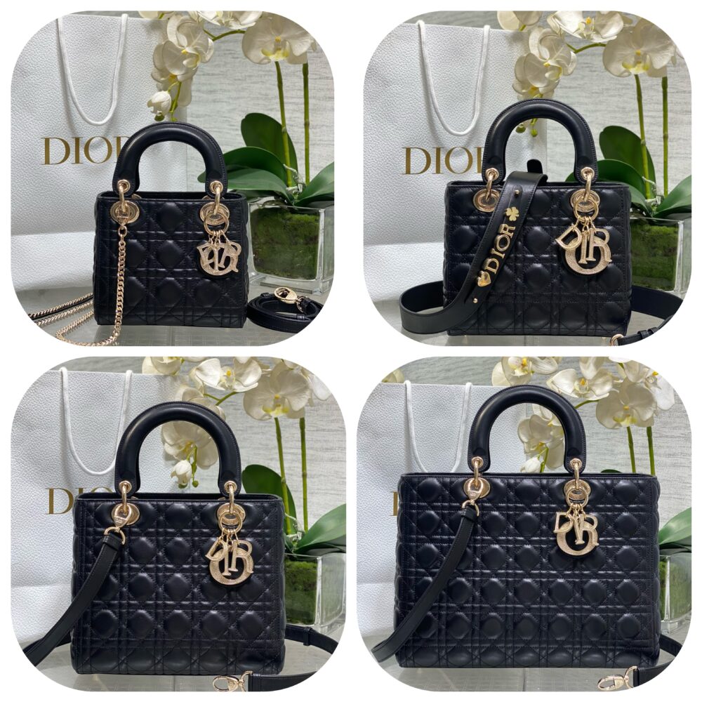 Túi D• ior lady 17cm 20cm 24cm 32cm